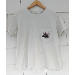 New! Brandy Melville Chill Since '93 Cropped Graphic Tee One Size